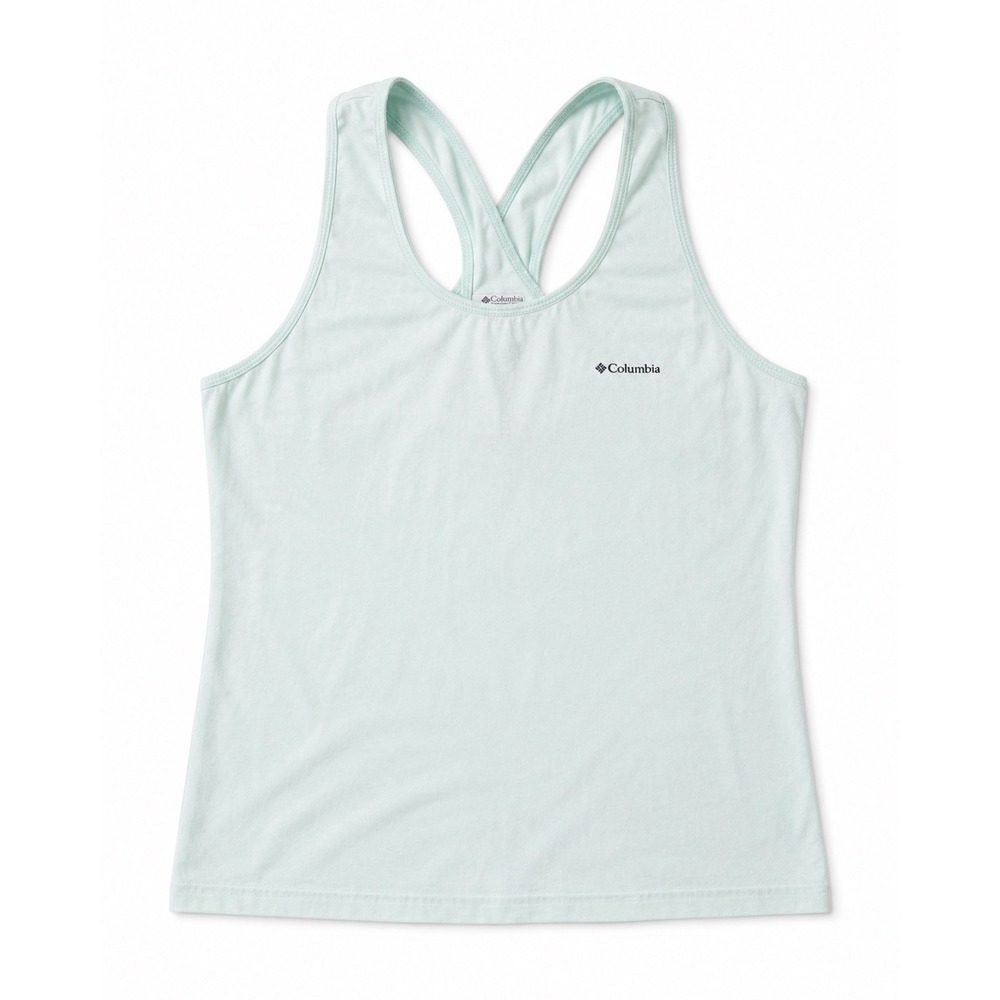 Columbia Womens Mint Green Sun Trek Tank Top Activewear Hiking Outdoor Small - Picture 2 of 6